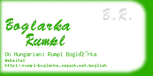 boglarka rumpl business card